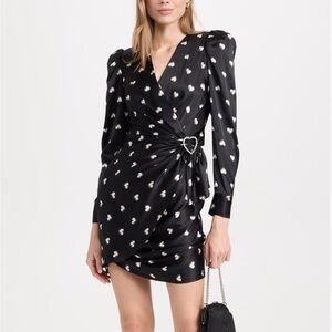 L'AGENCE
Clarice Wrap Mini Valentines Dress - size 10 -silk- brand new! Gorgeous
